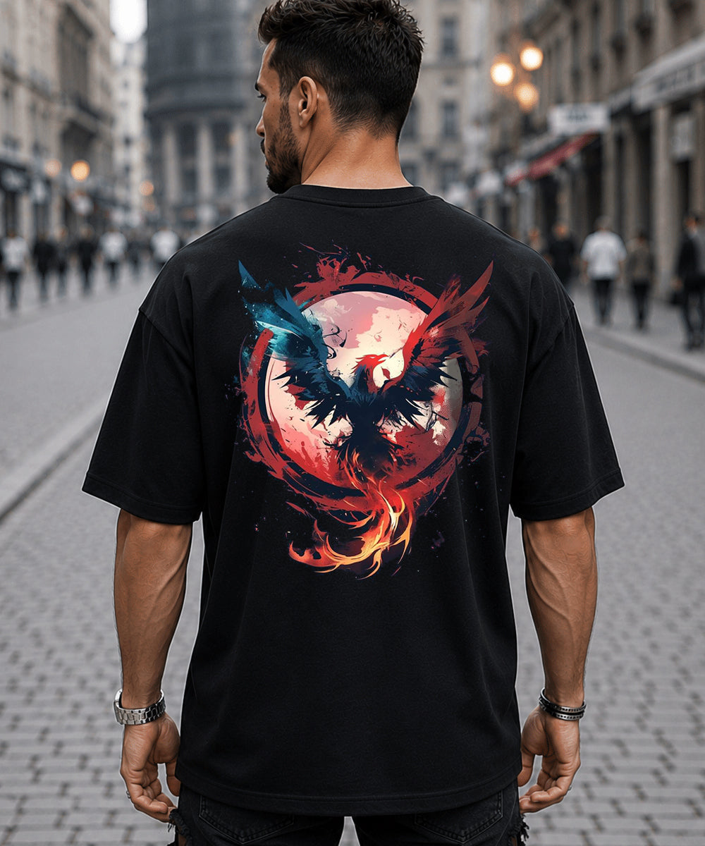 Phoenix Reborn Oversized T-Shirt