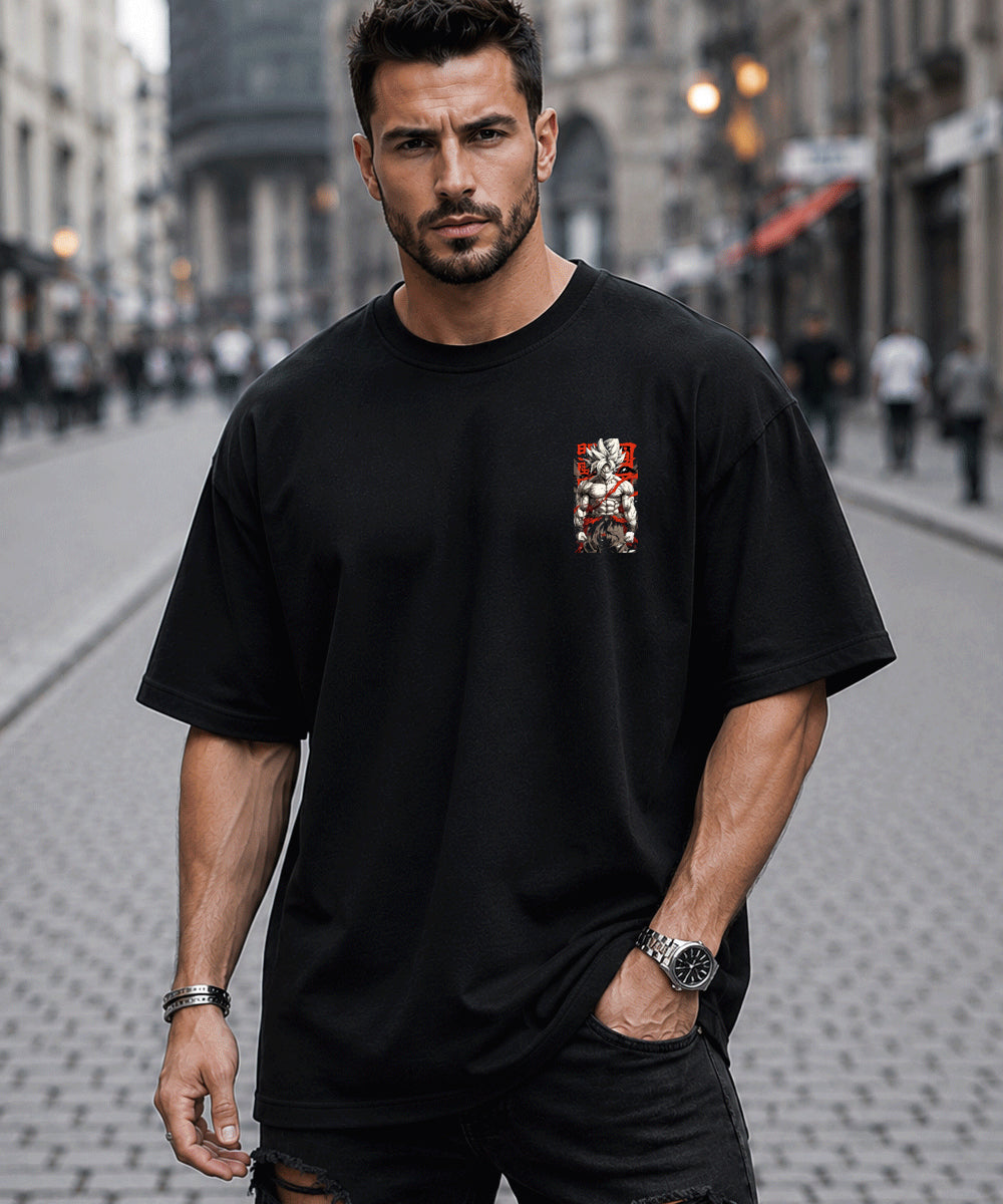 Anime Warrior Oversized T-Shirt