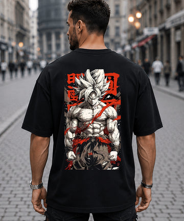 Anime Warrior Oversized T-Shirt