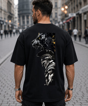 Shadow Wolf Spartan Oversized T-Shirt