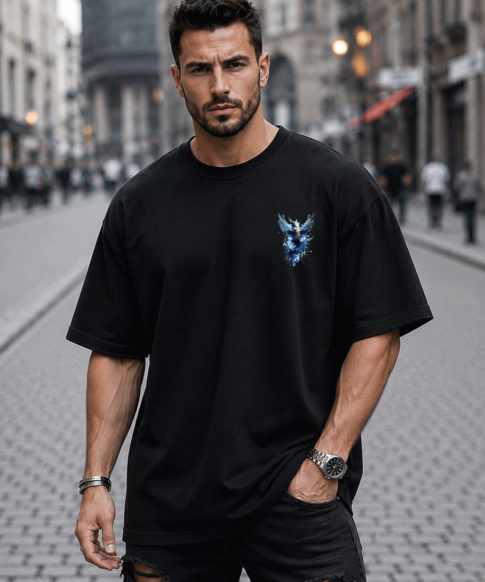 Blue Phoenix Oversized T-Shirt