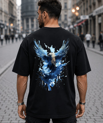 Blue Phoenix Oversized T-Shirt